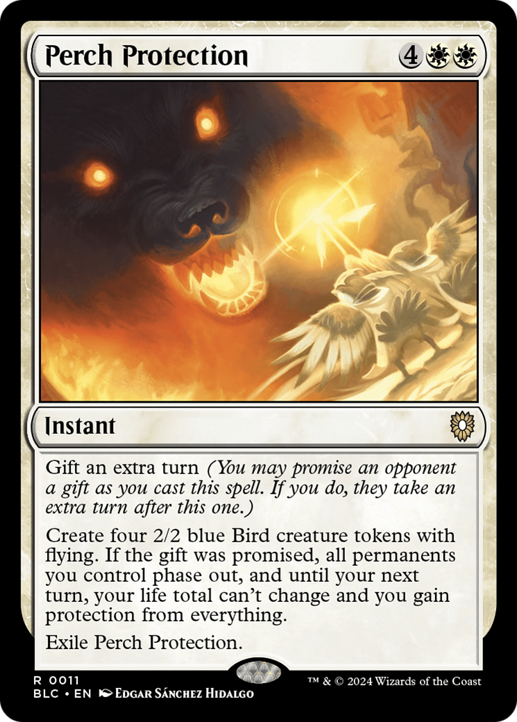 Perch Protection [Bloomburrow Commander] | Impulse Games and Hobbies