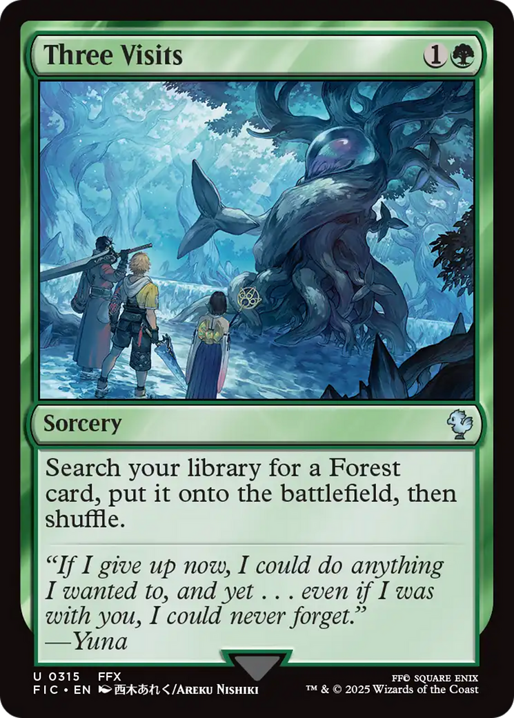 Three Visits [FINAL FANTASY Commander] | Impulse Games and Hobbies