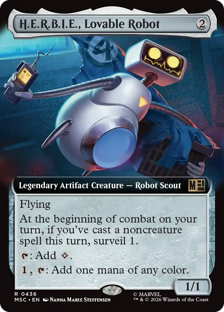 H.E.R.B.I.E., Lovable Robot (Extended Art) [Marvel Super Heroes Commander] | Impulse Games and Hobbies