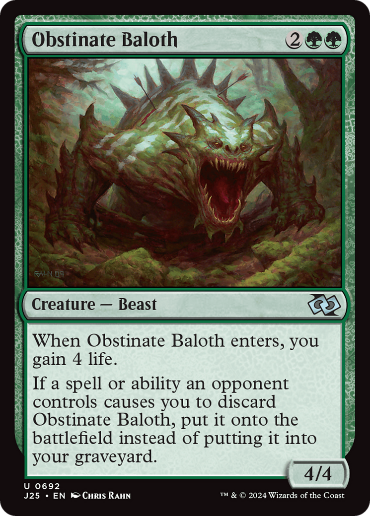Obstinate Baloth [Foundations Jumpstart] | Impulse Games and Hobbies