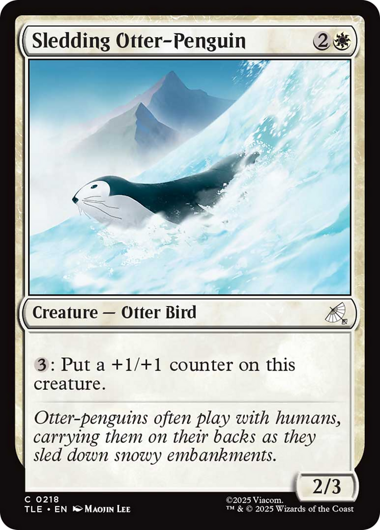 Sledding Otter-Penguin [Avatar: The Last Airbender: Eternal-Legal] | Impulse Games and Hobbies