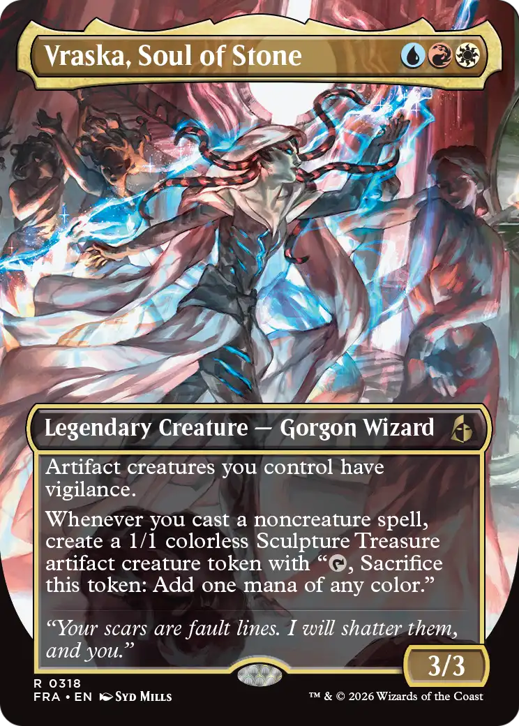 Vraska, Soul of Stone (Borderless) [Reality Fracture] | Impulse Games and Hobbies