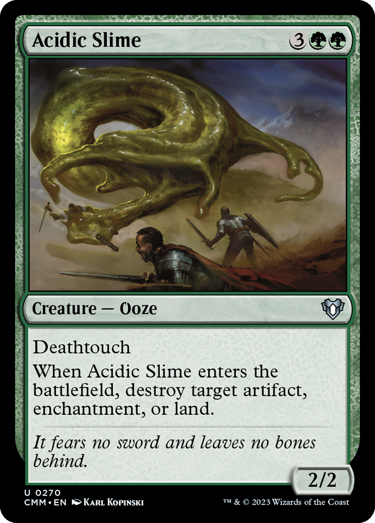 Acidic Slime [Commander Masters] | Impulse Games and Hobbies