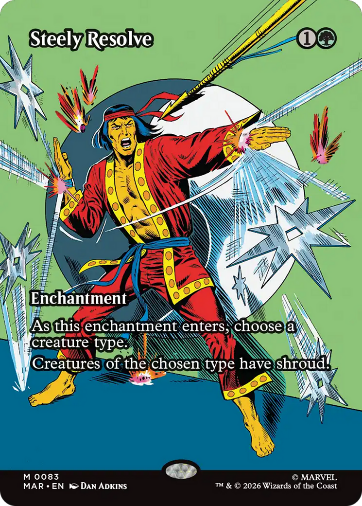 Steely Resolve (Borderless) [Marvel Universe: Eternal-Legal] | Impulse Games and Hobbies