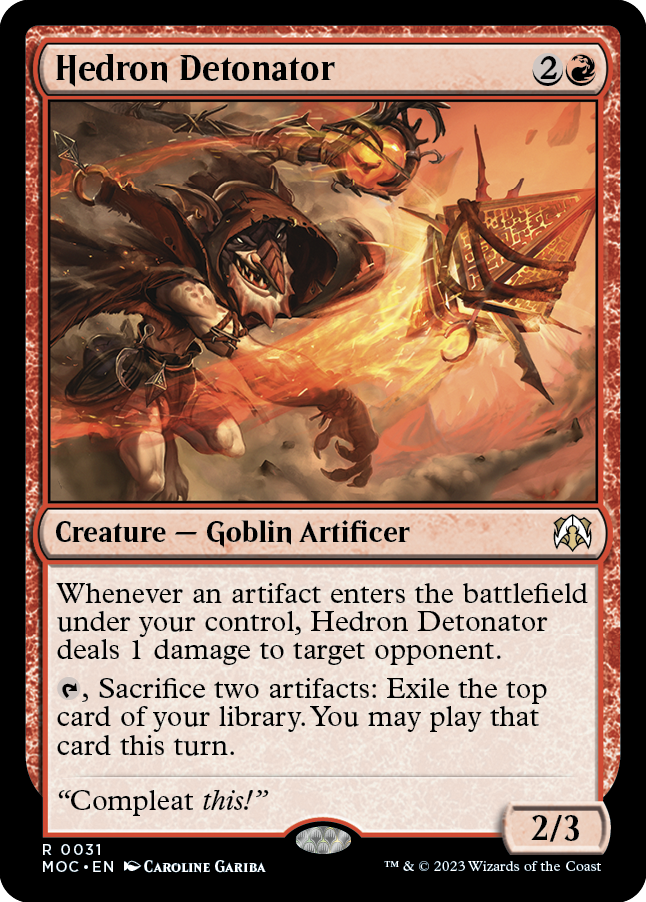 Hedron Detonator [March of the Machine Commander] | Impulse Games and Hobbies
