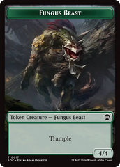 Goat // Fungus Beast Double-Sided Token [Secrets of Strixhaven Commander Tokens] | Impulse Games and Hobbies