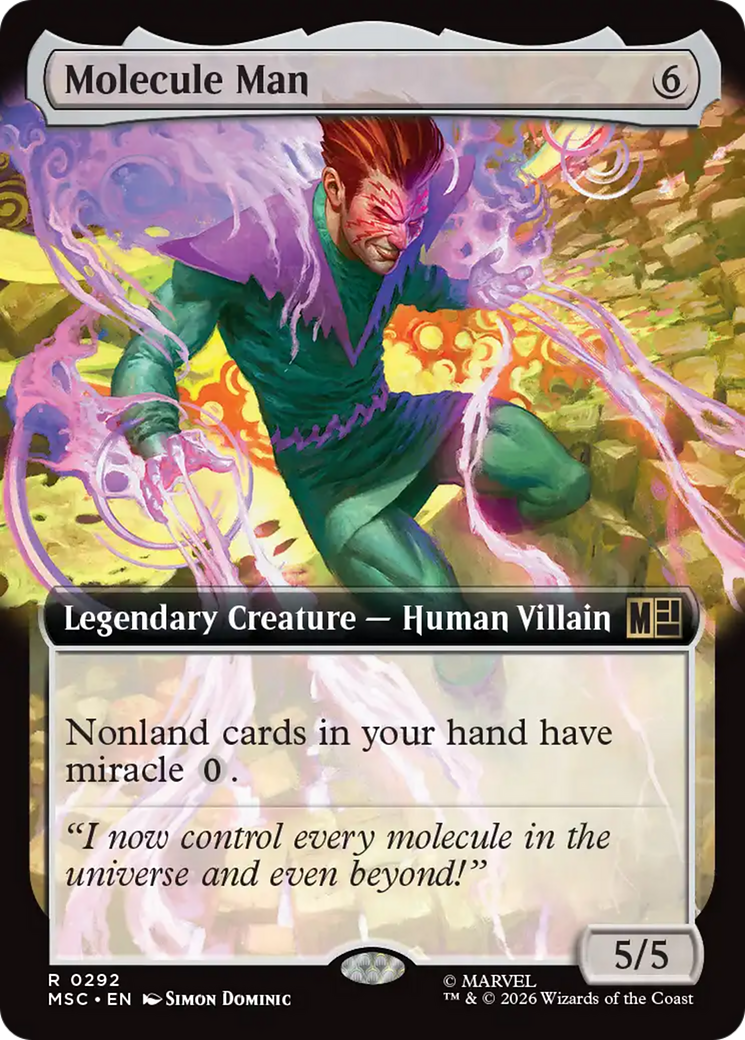 Molecule Man (Extended Art) [Marvel Super Heroes Commander] | Impulse Games and Hobbies