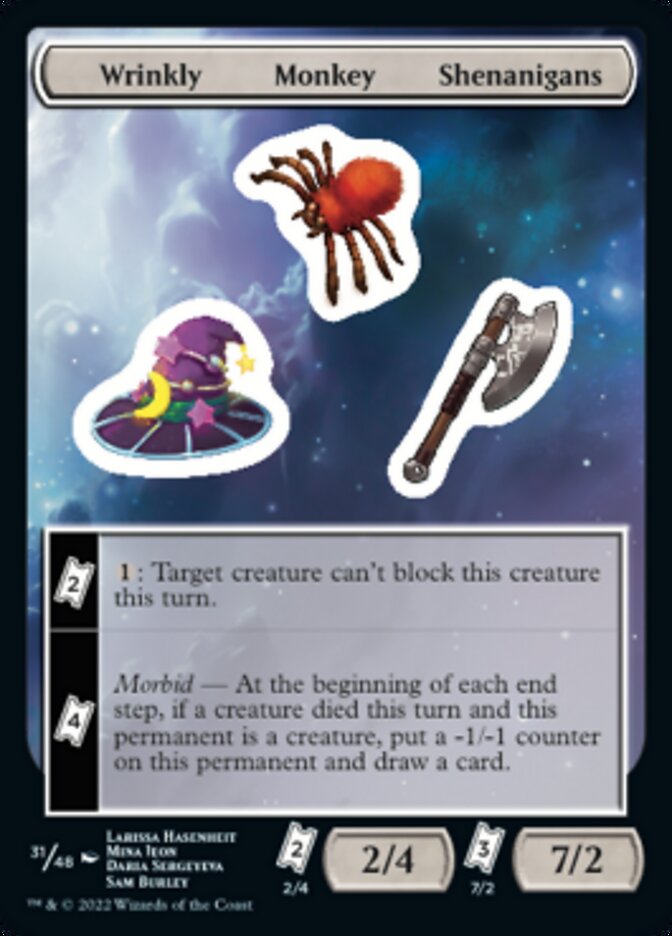 Wrinkly Monkey Shenanigans [Unfinity Stickers] | Impulse Games and Hobbies