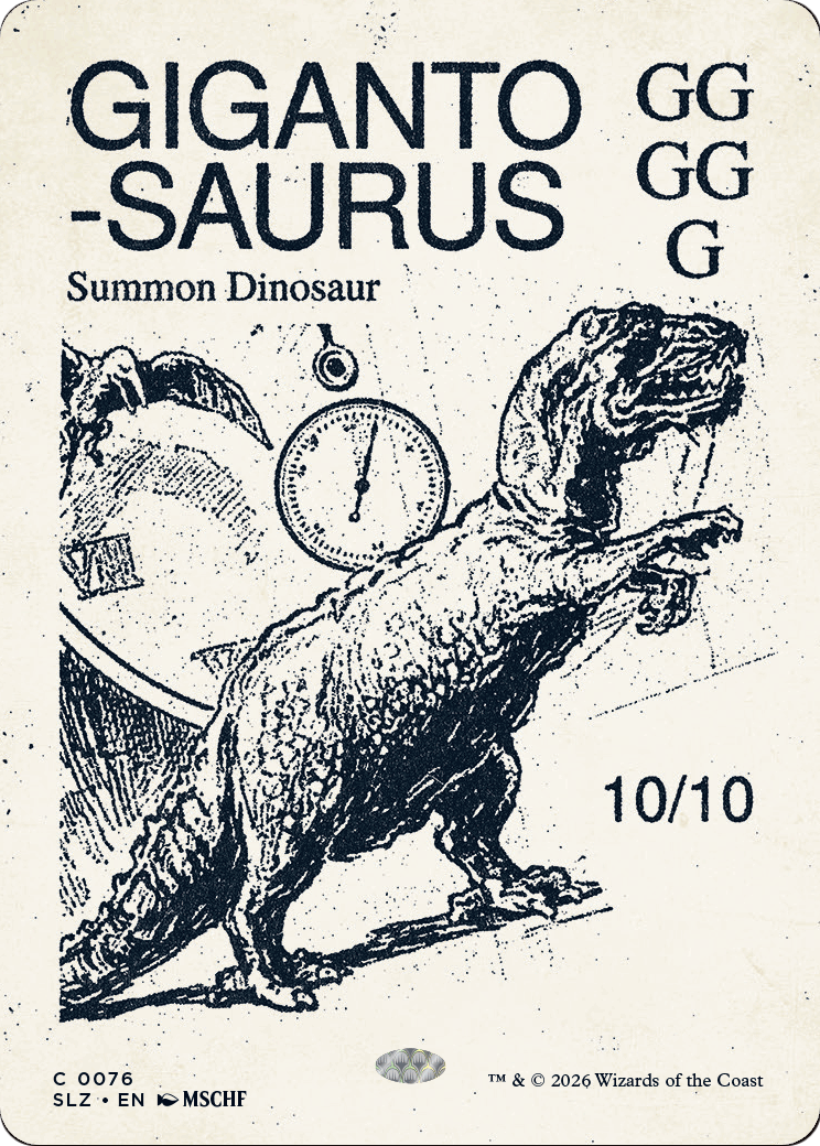 Gigantosaurus (0076) [Secret Lair x MSCHF: The Zeta Set] | Impulse Games and Hobbies