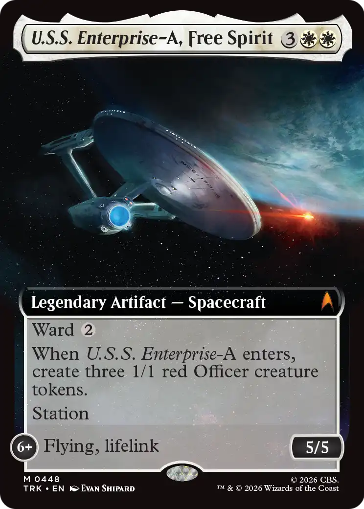 U.S.S. Enterprise-A, Free Spirit (Extended Art) [Star Trek] | Impulse Games and Hobbies