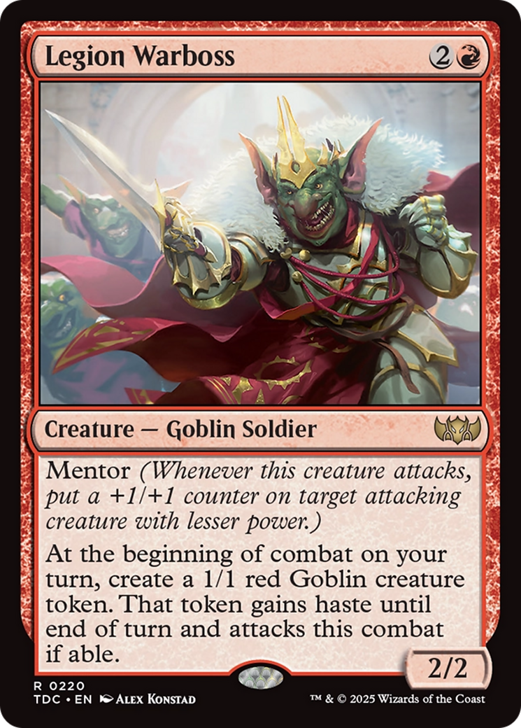 Legion Warboss [Tarkir: Dragonstorm Commander] | Impulse Games and Hobbies