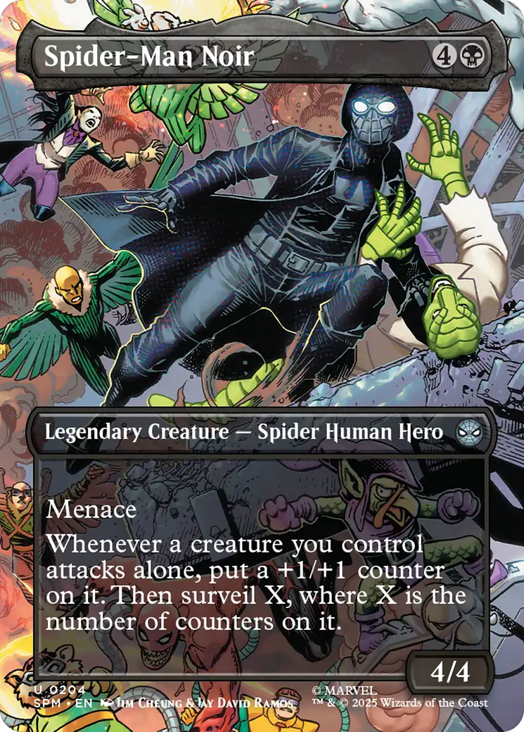 Spider-Man Noir (Borderless) [Marvel's Spider-Man] | Impulse Games and Hobbies