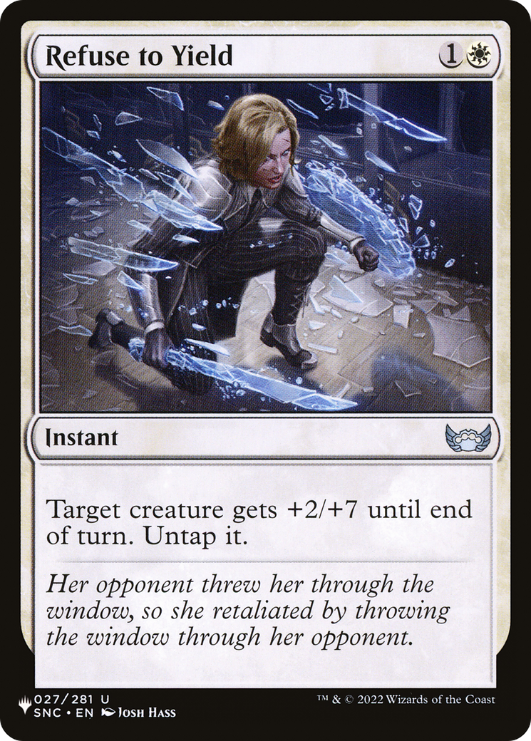 Refuse to Yield [The List] | Impulse Games and Hobbies