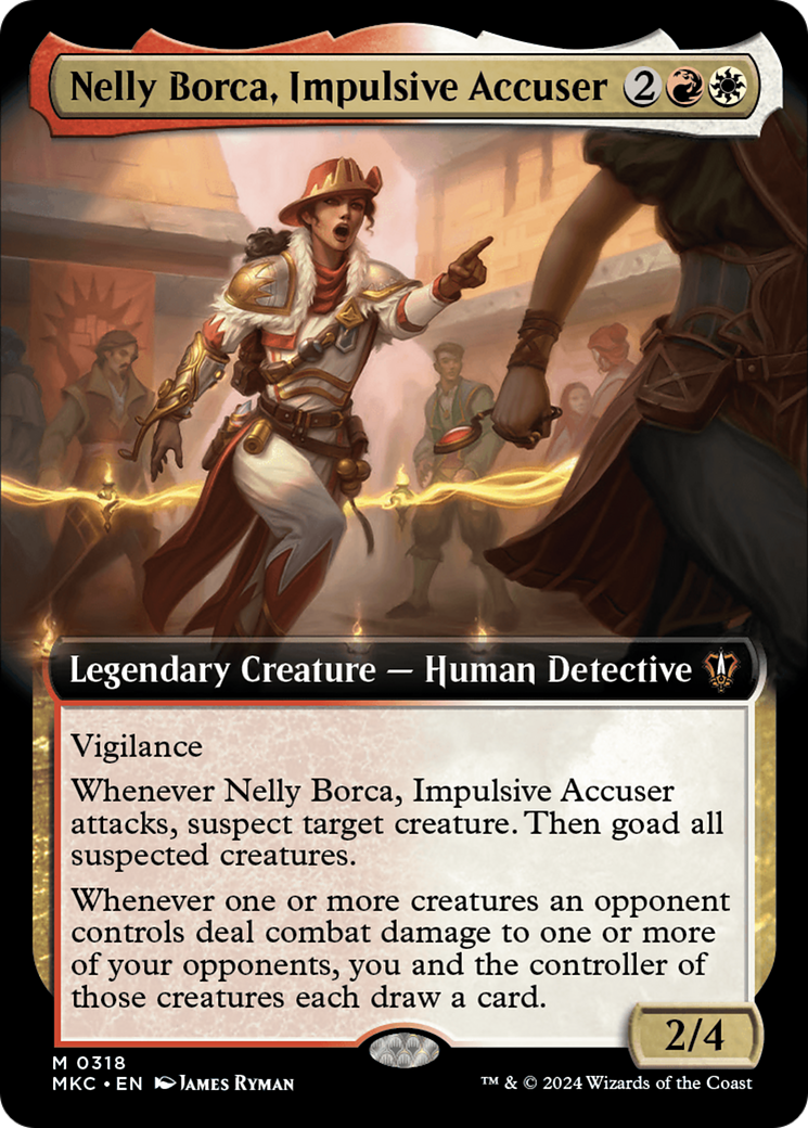 Nelly Borca, Impulsive Accuser (Extended Art) [Murders at Karlov Manor Commander] | Impulse Games and Hobbies