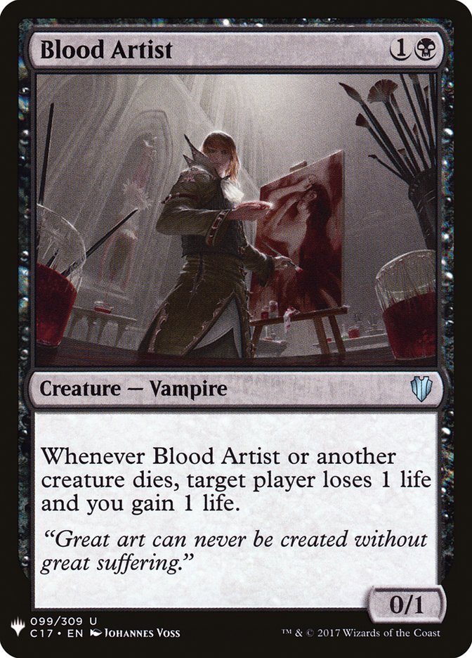 Blood Artist [Mystery Booster] | Impulse Games and Hobbies