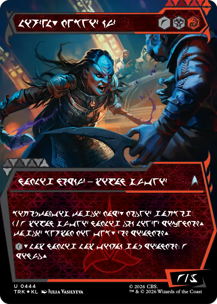L'Rell, Fierce Visionary (Showcase) (Klingon) [Star Trek] | Impulse Games and Hobbies