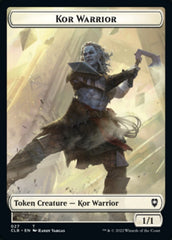 Kor Warrior // Treasure Double-Sided Token [Commander Legends: Battle for Baldur's Gate Tokens] | Impulse Games and Hobbies