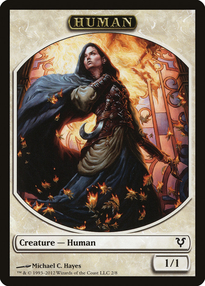 Human Token (2/8) [Avacyn Restored Tokens] | Impulse Games and Hobbies