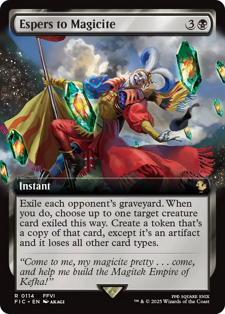 Espers to Magicite (Extended Art) [FINAL FANTASY Commander] | Impulse Games and Hobbies