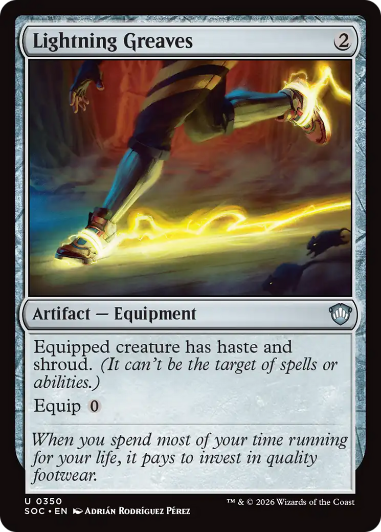 Lightning Greaves [Secrets of Strixhaven Commander] | Impulse Games and Hobbies