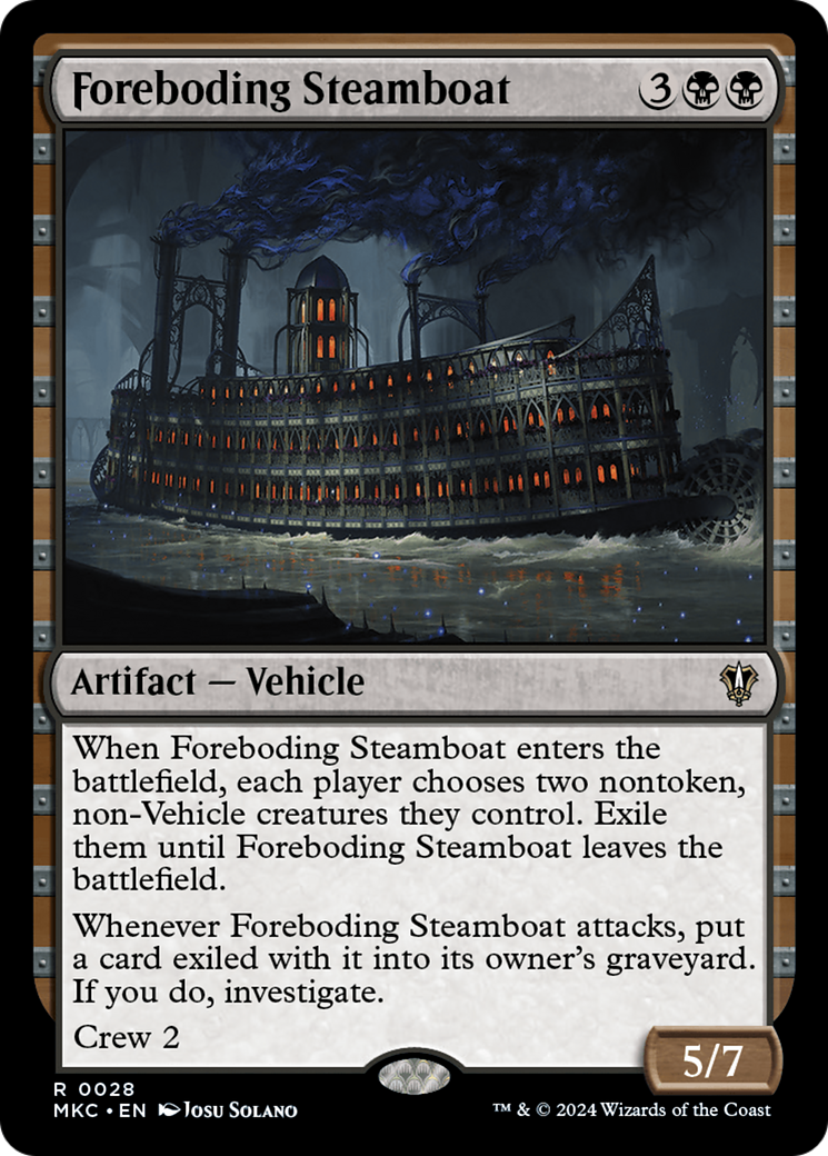 Foreboding Steamboat [Murders at Karlov Manor Commander] | Impulse Games and Hobbies