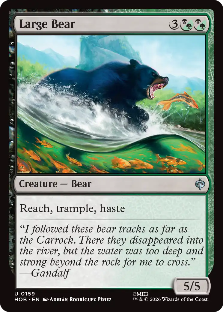 Large Bear [The Hobbit] | Impulse Games and Hobbies