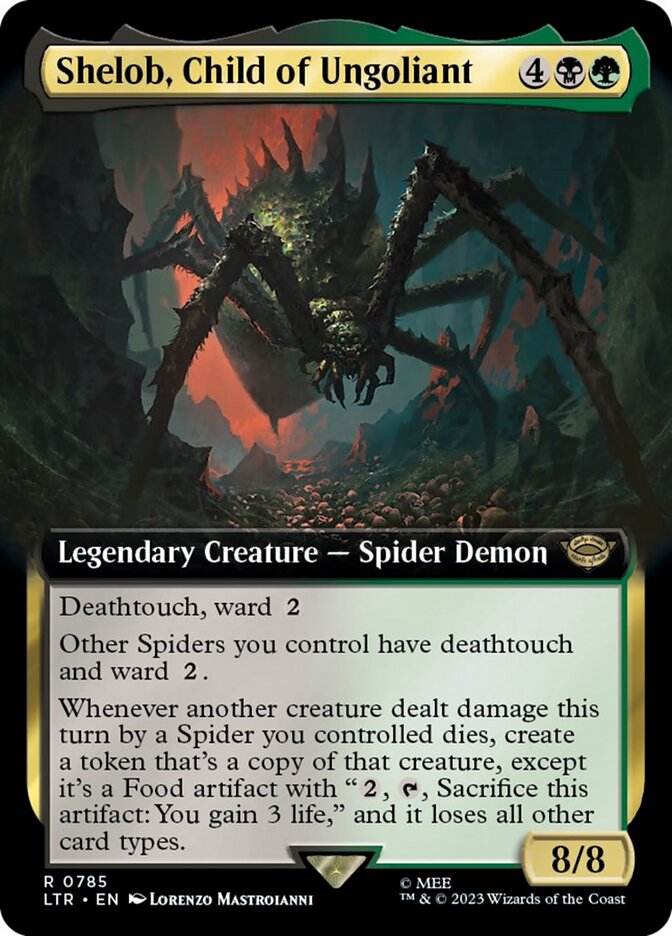 Shelob, Child of Ungoliant (Extended Art) (Surge Foil) [The Lord of the Rings: Tales of Middle-Earth] | Impulse Games and Hobbies