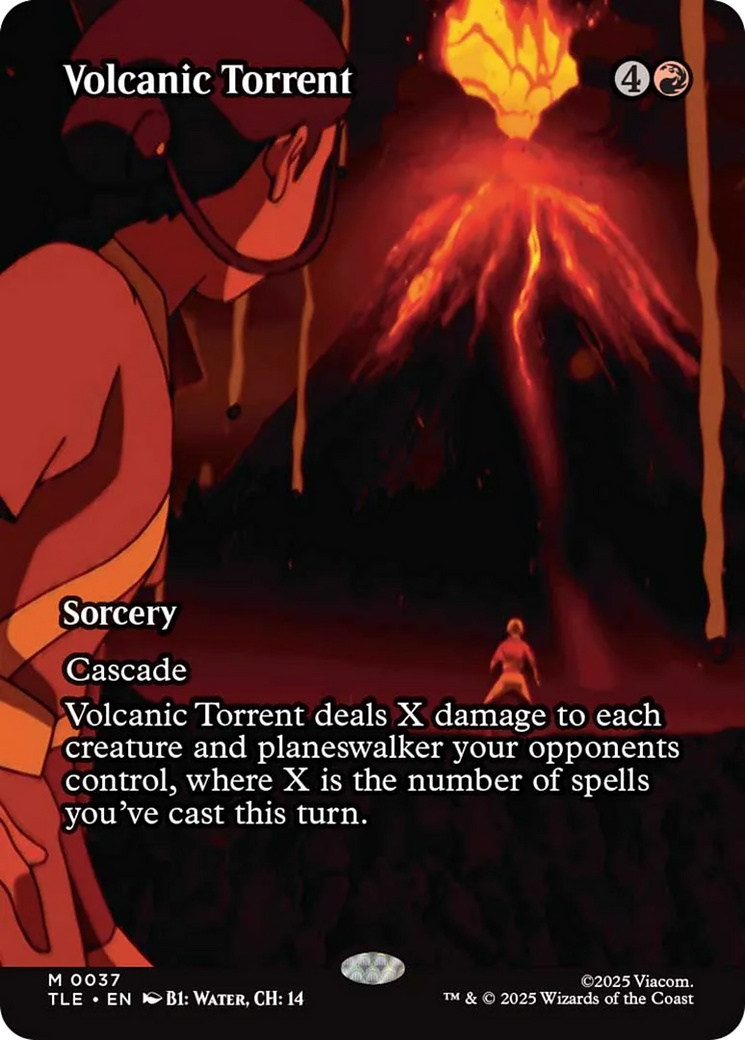 Volcanic Torrent (Borderless) [Avatar: The Last Airbender: Eternal-Legal] | Impulse Games and Hobbies