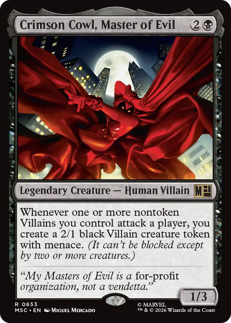 Crimson Cowl, Master of Evil [Marvel Super Heroes Commander] | Impulse Games and Hobbies