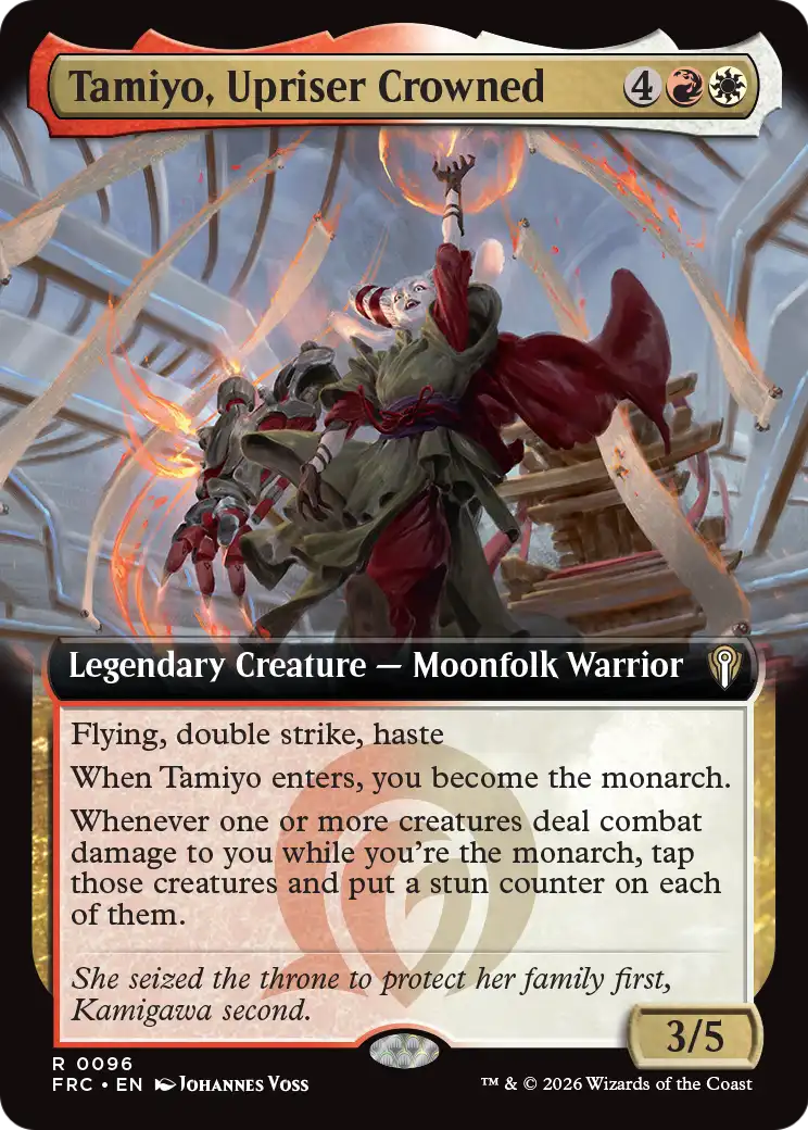 Tamiyo, Upriser Crowned (Extended Art) [Reality Fracture Commander] | Impulse Games and Hobbies