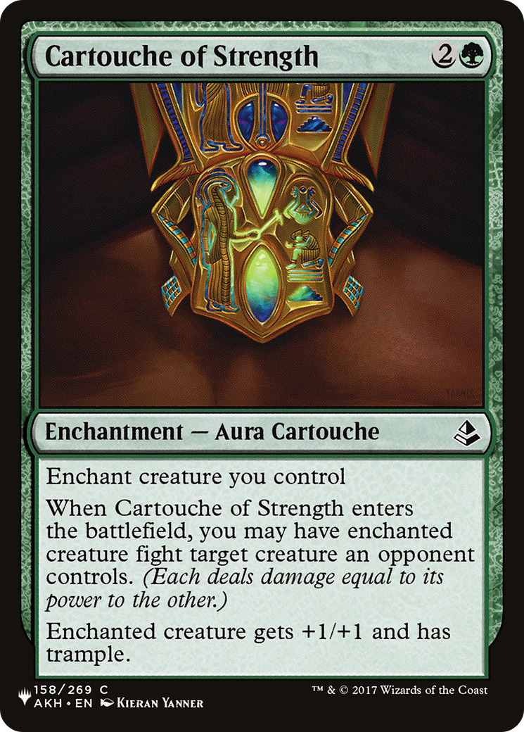 Cartouche of Strength [The List Reprints] | Impulse Games and Hobbies