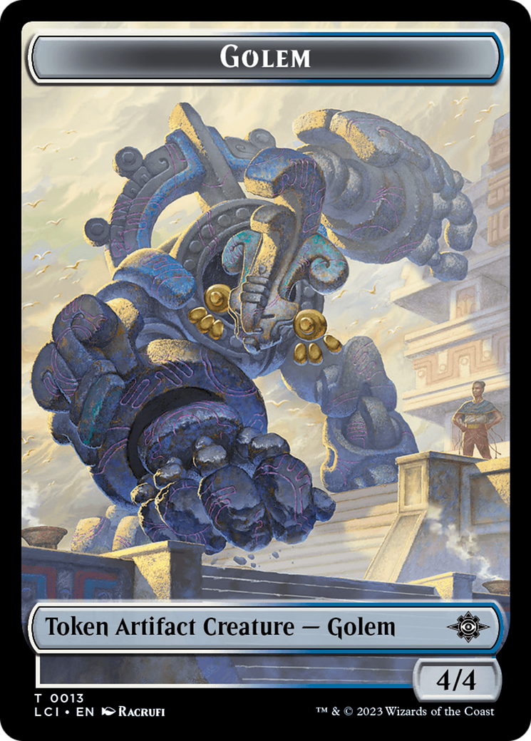 Treasure (0018) // Golem Double-Sided Token [The Lost Caverns of Ixalan Tokens] | Impulse Games and Hobbies