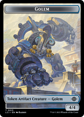 Map // Golem Double-Sided Token [The Lost Caverns of Ixalan Tokens] | Impulse Games and Hobbies