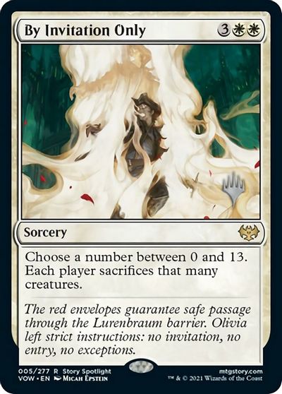 By Invitation Only (Promo Pack) [Innistrad: Crimson Vow Promos] | Impulse Games and Hobbies