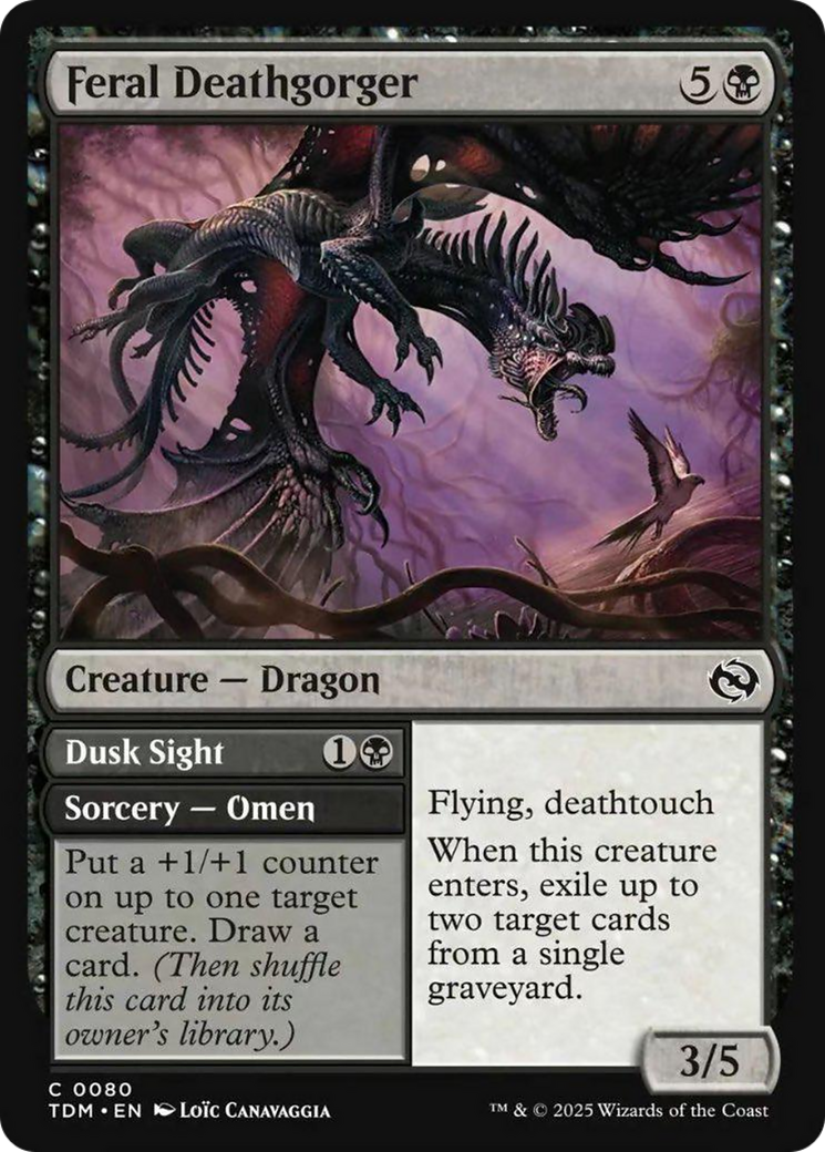 Feral Deathgorger [Tarkir: Dragonstorm] | Impulse Games and Hobbies