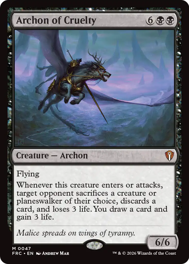 Archon of Cruelty [Reality Fracture Commander] | Impulse Games and Hobbies