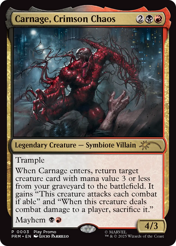 Carnage, Crimson Chaos [Wizards Play Network 2025] | Impulse Games and Hobbies