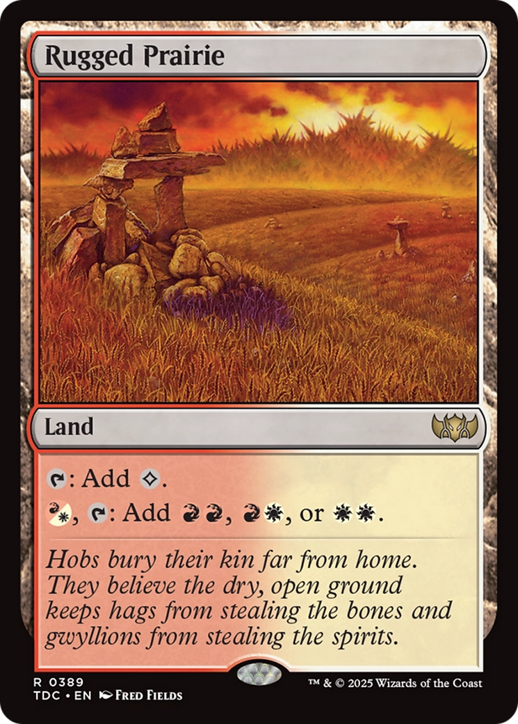 Rugged Prairie [Tarkir: Dragonstorm Commander] | Impulse Games and Hobbies