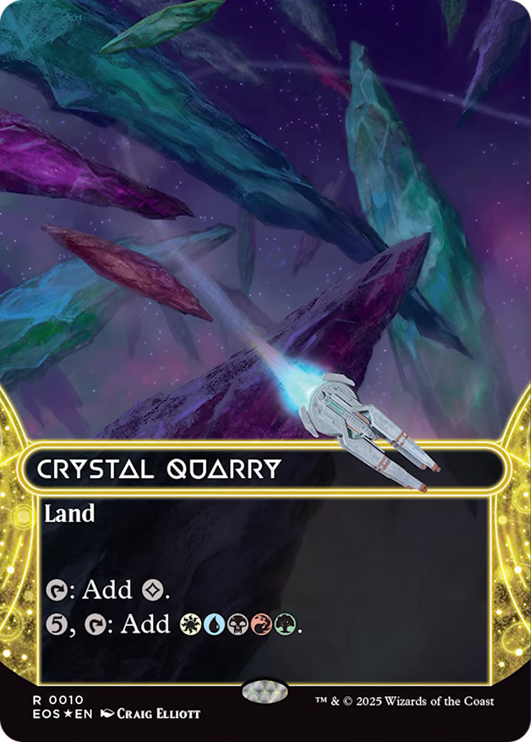 Crystal Quarry (0010) (Borderless) [Edge of Eternities: Stellar Sights] | Impulse Games and Hobbies