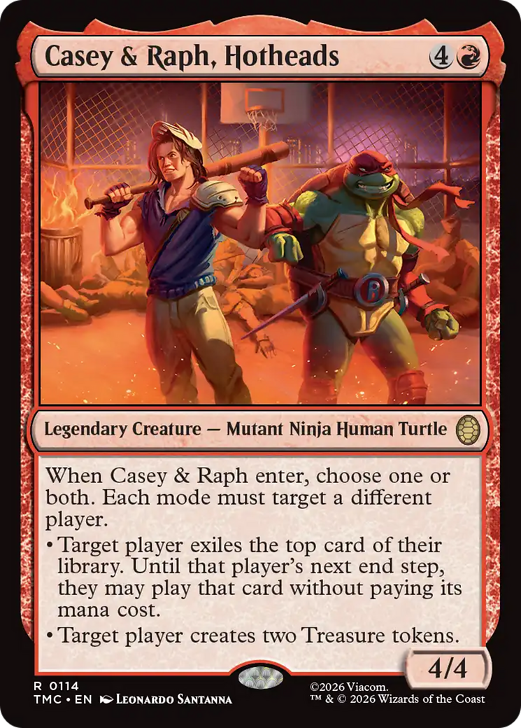 Casey & Raph, Hotheads [Teenage Mutant Ninja Turtles Commander] | Impulse Games and Hobbies