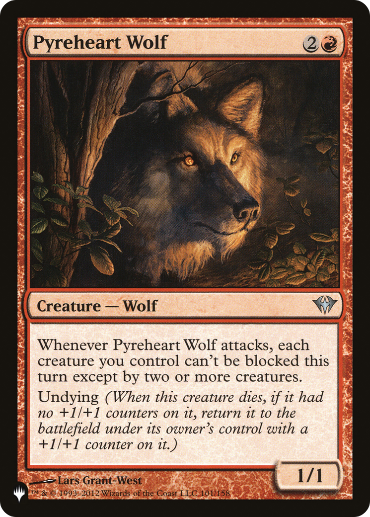 Pyreheart Wolf [The List Reprints] | Impulse Games and Hobbies