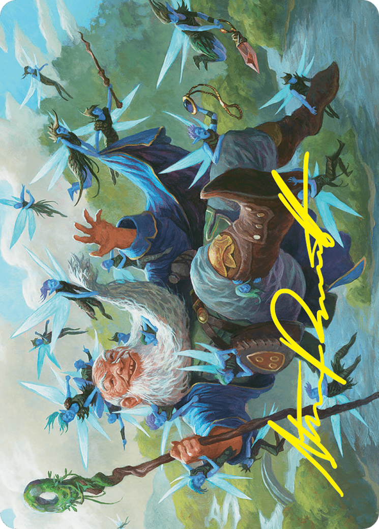 Mischievous Mystic Art Card (7/54) (Gold-Stamped Signature) [Foundations Art Series] | Impulse Games and Hobbies