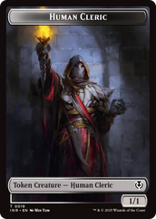 Demon // Human Cleric Double-Sided Token [Innistrad Remastered Tokens] | Impulse Games and Hobbies