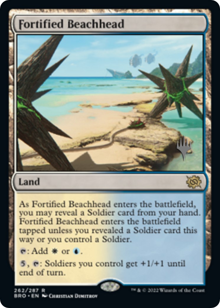 Fortified Beachhead (Promo Pack) [The Brothers' War Promos] | Impulse Games and Hobbies