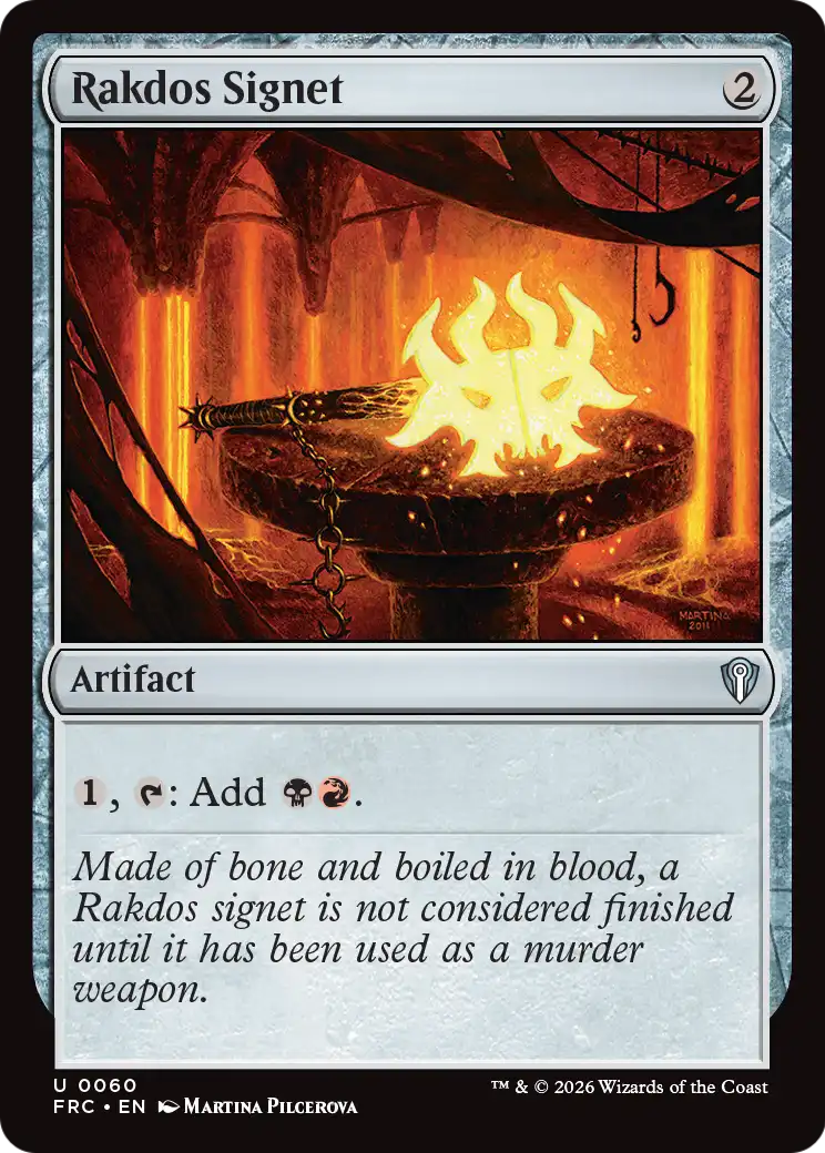 Rakdos Signet [Reality Fracture Commander] | Impulse Games and Hobbies