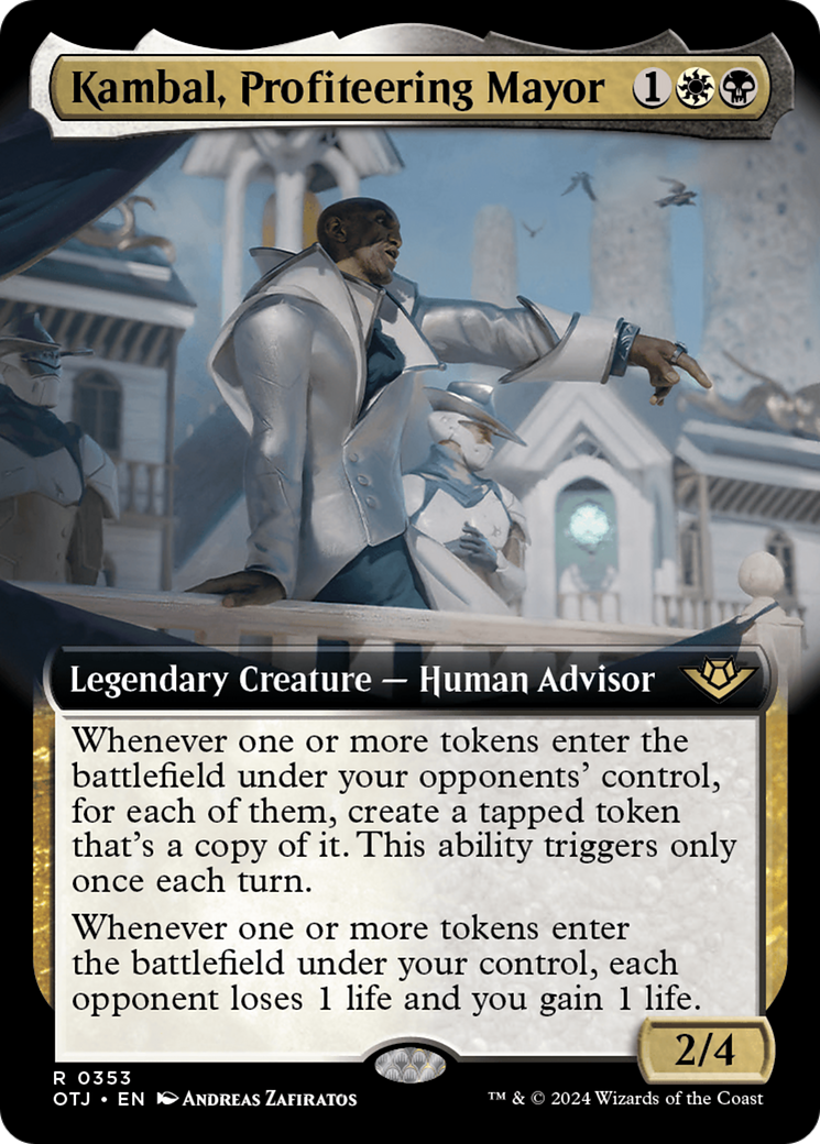 Kambal, Profiteering Mayor (Extended Art) [Outlaws of Thunder Junction] | Impulse Games and Hobbies
