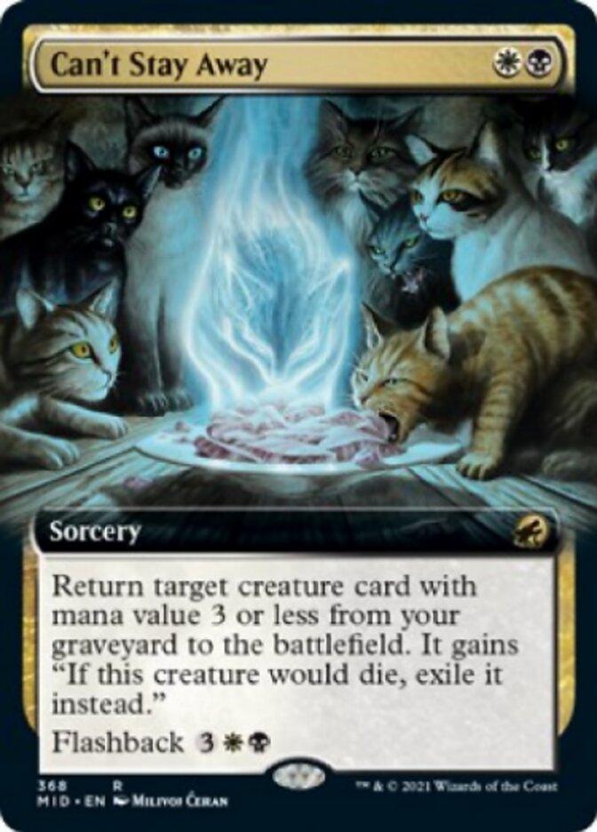 Can't Stay Away (Extended Art) [Innistrad: Midnight Hunt] | Impulse Games and Hobbies