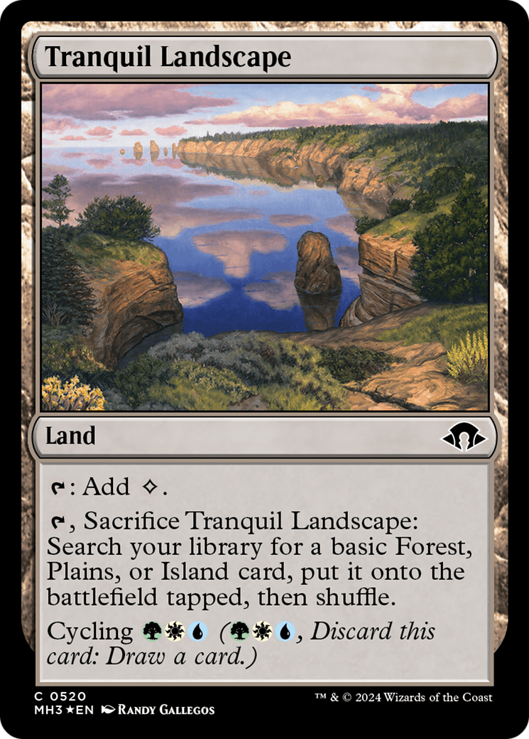 Tranquil Landscape (Ripple Foil) [Modern Horizons 3] | Impulse Games and Hobbies