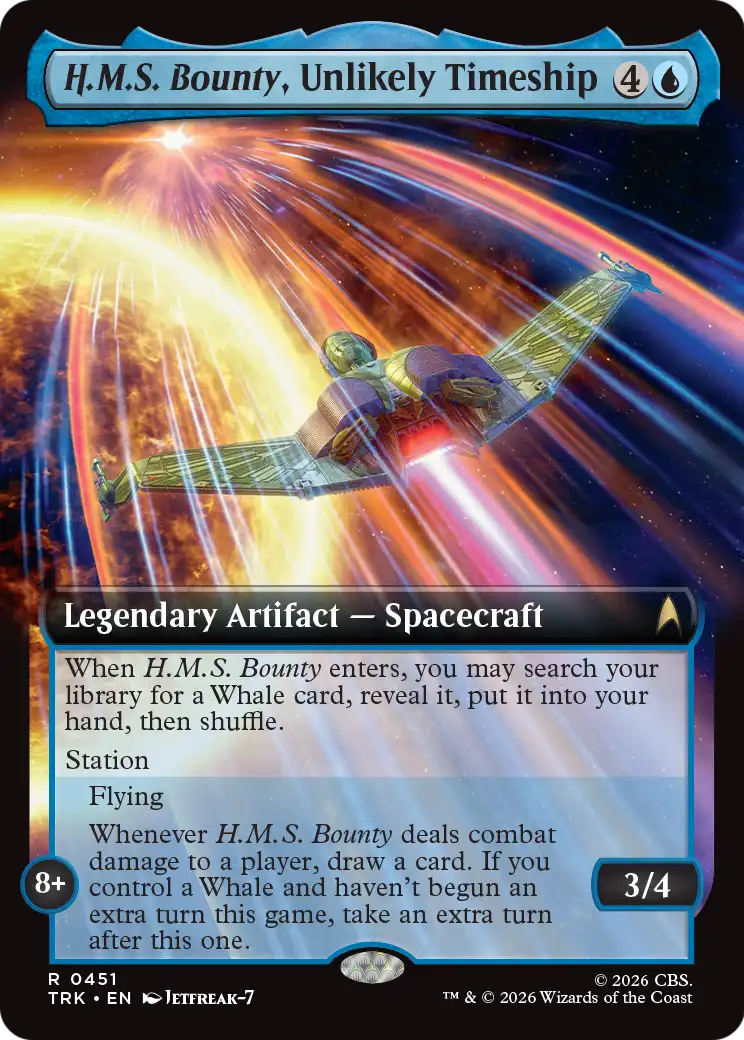H.M.S. Bounty, Unlikely Timeship (Extended Art) [Star Trek] | Impulse Games and Hobbies