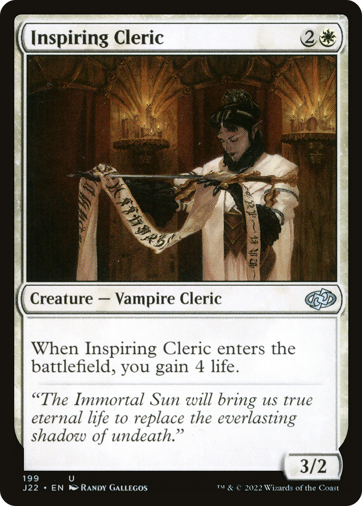 Inspiring Cleric [Jumpstart 2022] | Impulse Games and Hobbies